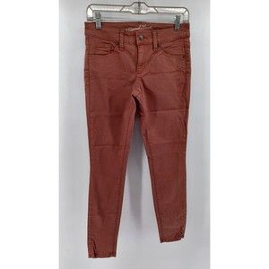 Universal Thread Women's Skinny Jeggings Brown Mid Rise Stretch Size 0/25R